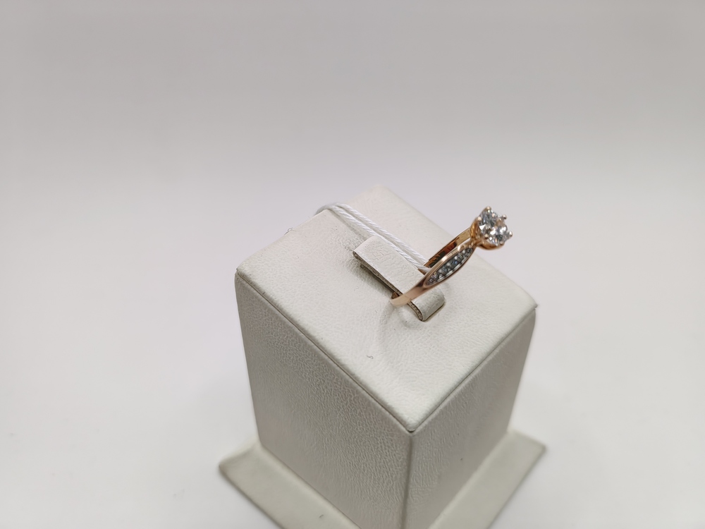 КОЛКМИ585 КОЛЬЦО С КАМНЯМИ (Au 585)
