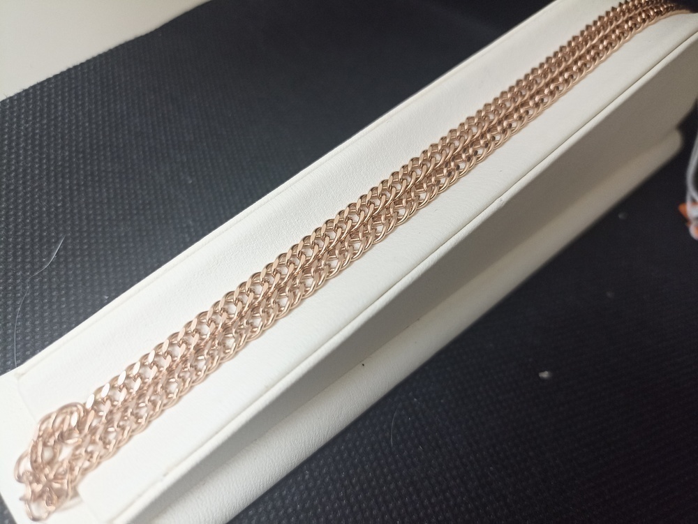 ЦЛР2585 ЦЕПЬ ПОЛНОВЕСНАЯ Ромб двойной (Au 585)