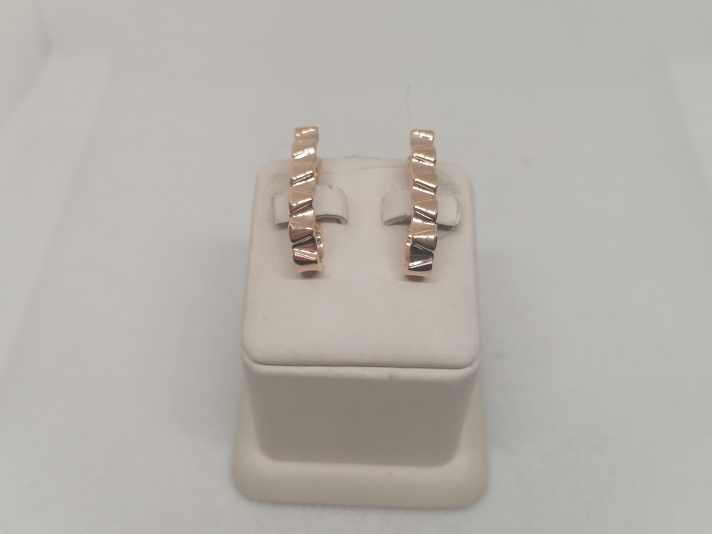 СЕРЬГИ БЕЗ КАМНЯ (Au 585)