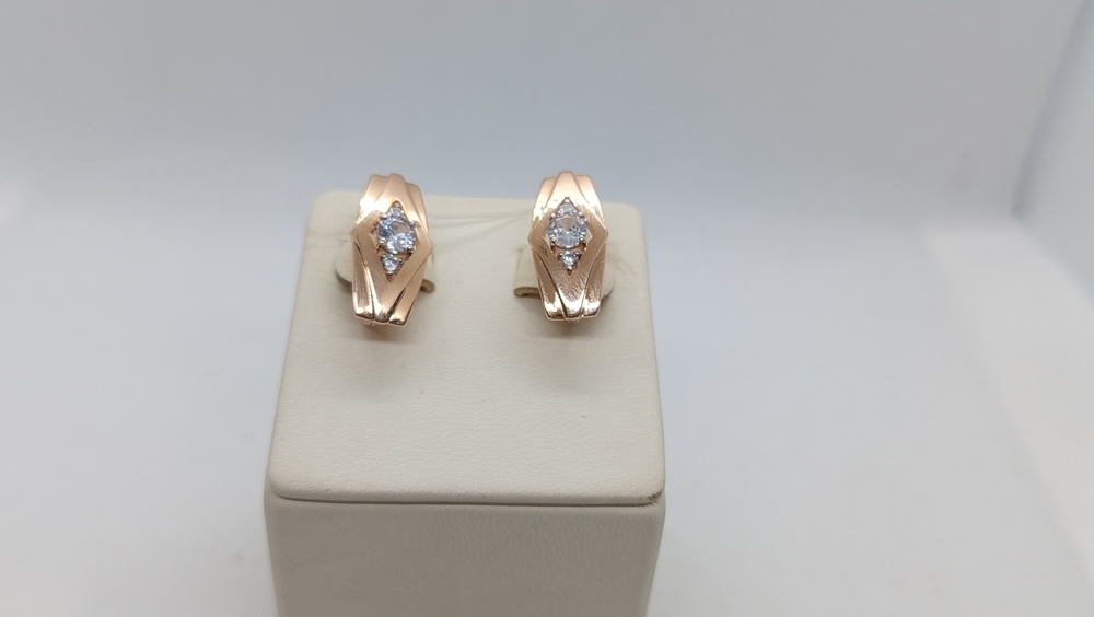 СЕРЬГИ С КАМНЯМИ (Au 585)