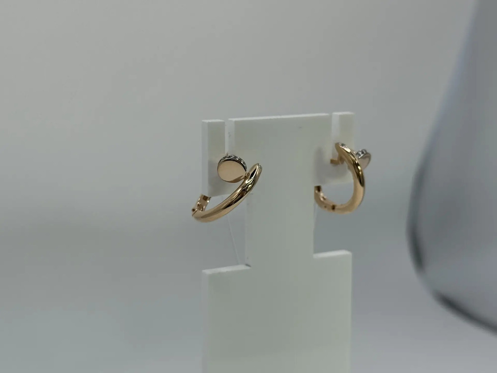 СЕРЬГИ С КАМНЯМИ (Au 585)