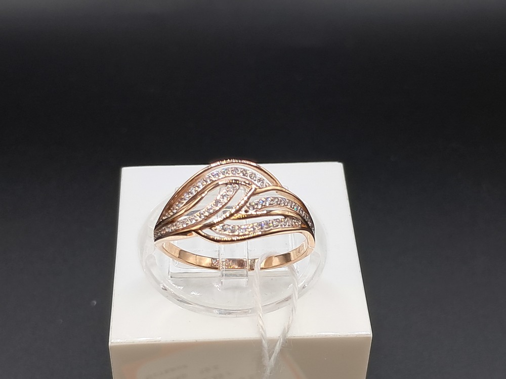 КОЛКМИ585 КОЛЬЦО С КАМНЯМИ (Au 585)