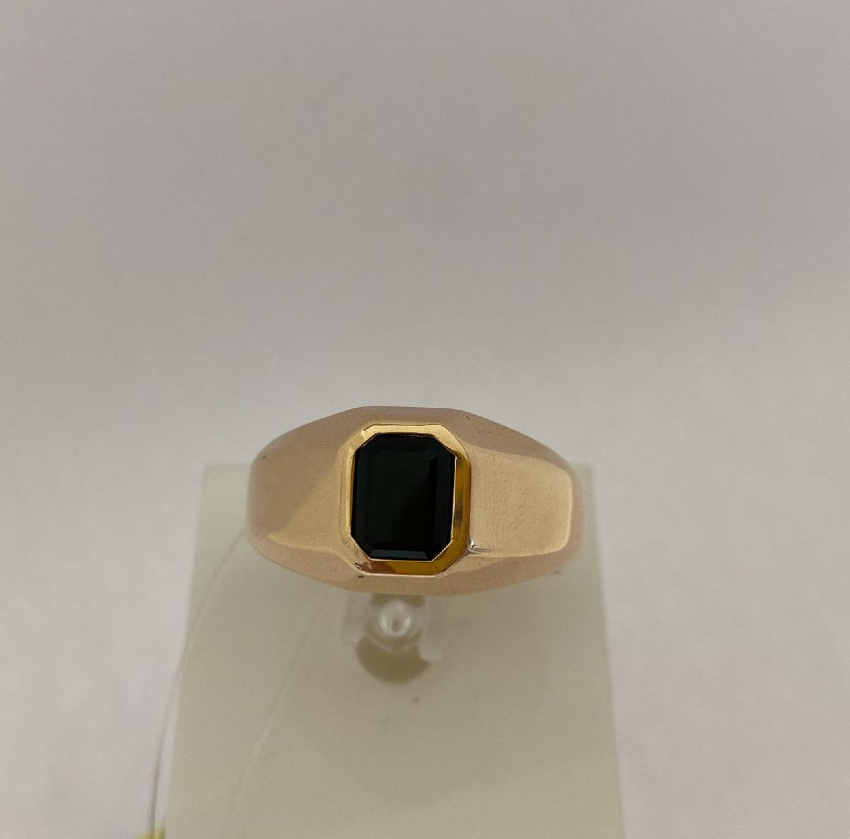 КОЛЬЦО ПЕЧАТКА с камнем (Au 585)