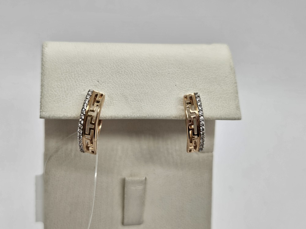 СЕРЬГИ С КАМНЯМИ (Au 585)