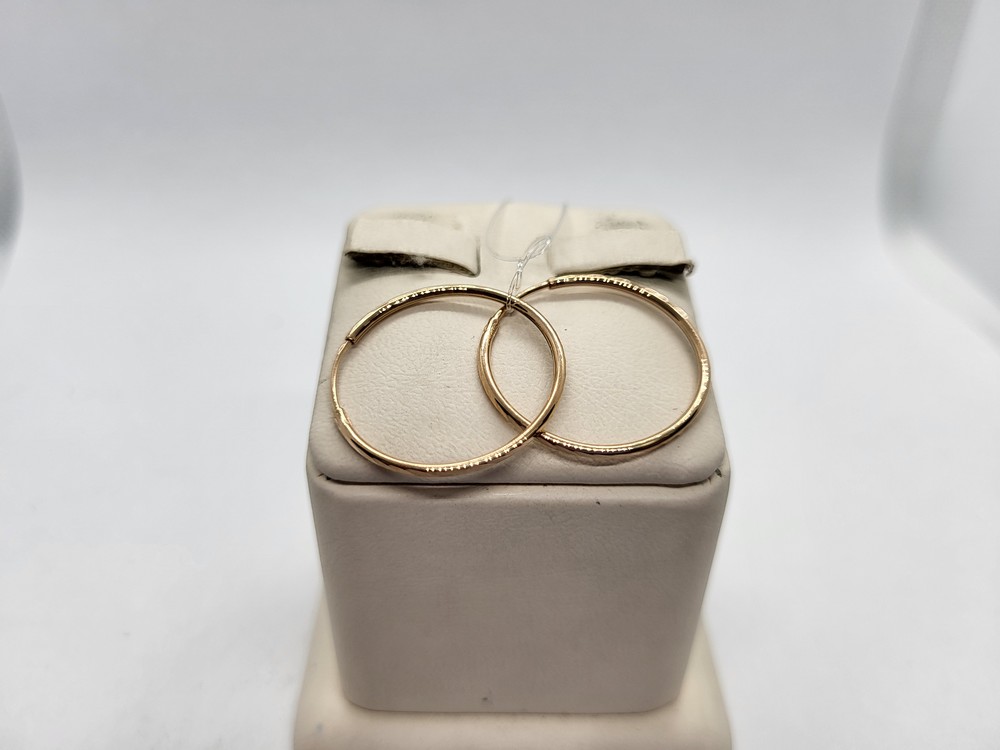 СЕРЬГИ КОНГО без камня (Au 585)