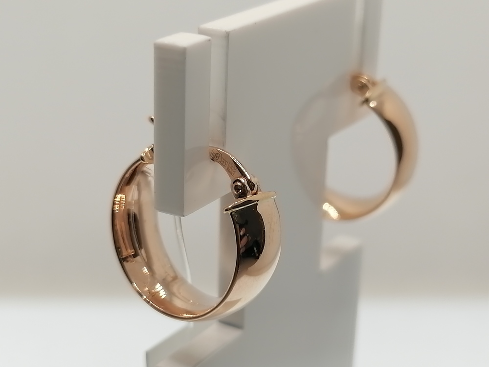 СЕРЬГИ БЕЗ КАМНЯ (Au 585)