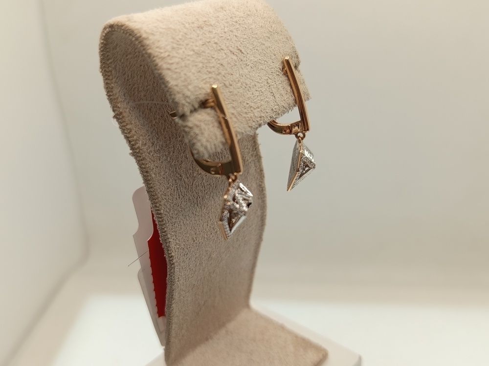 СЕРЬГИ БРИЛЛИАНТ (Au 585)