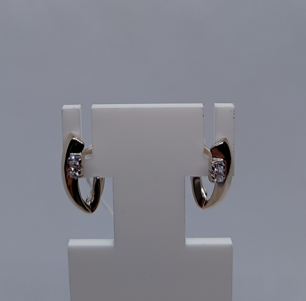 СКМИ585 СЕРЬГИ С КАМНЯМИ (Au 585)