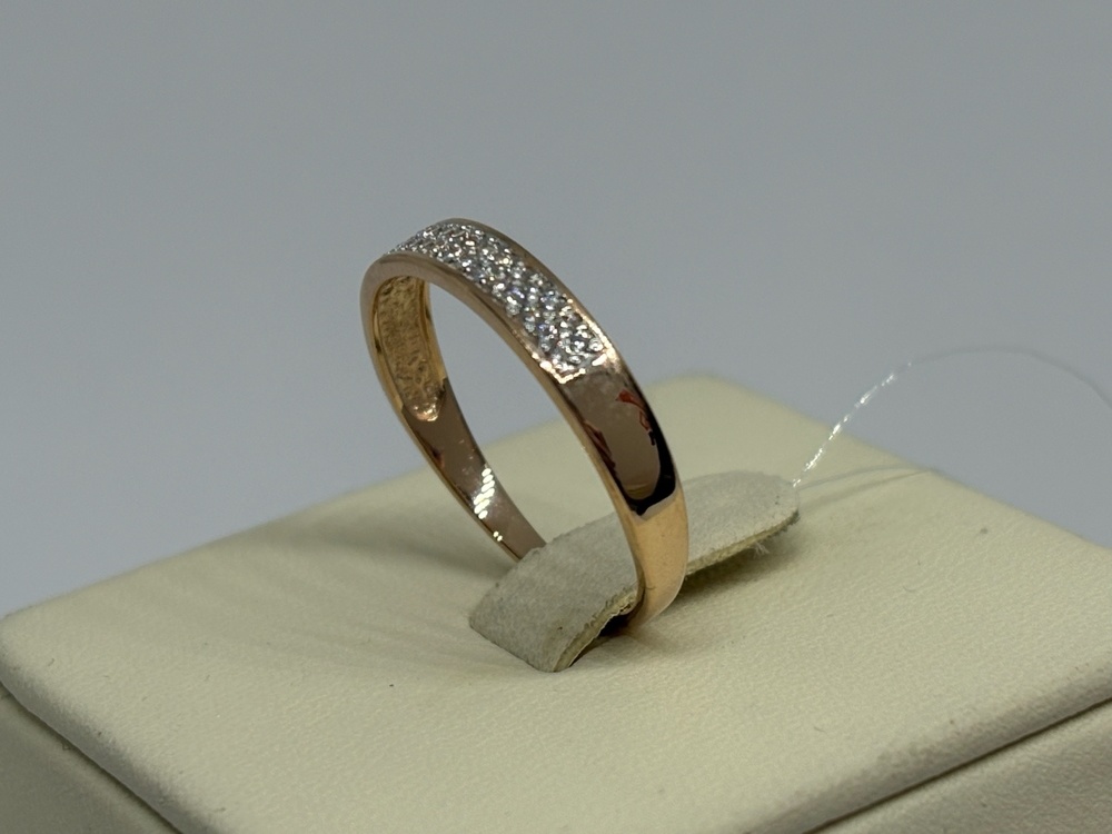 КОЛЬЦО С КАМНЯМИ (Au 585)