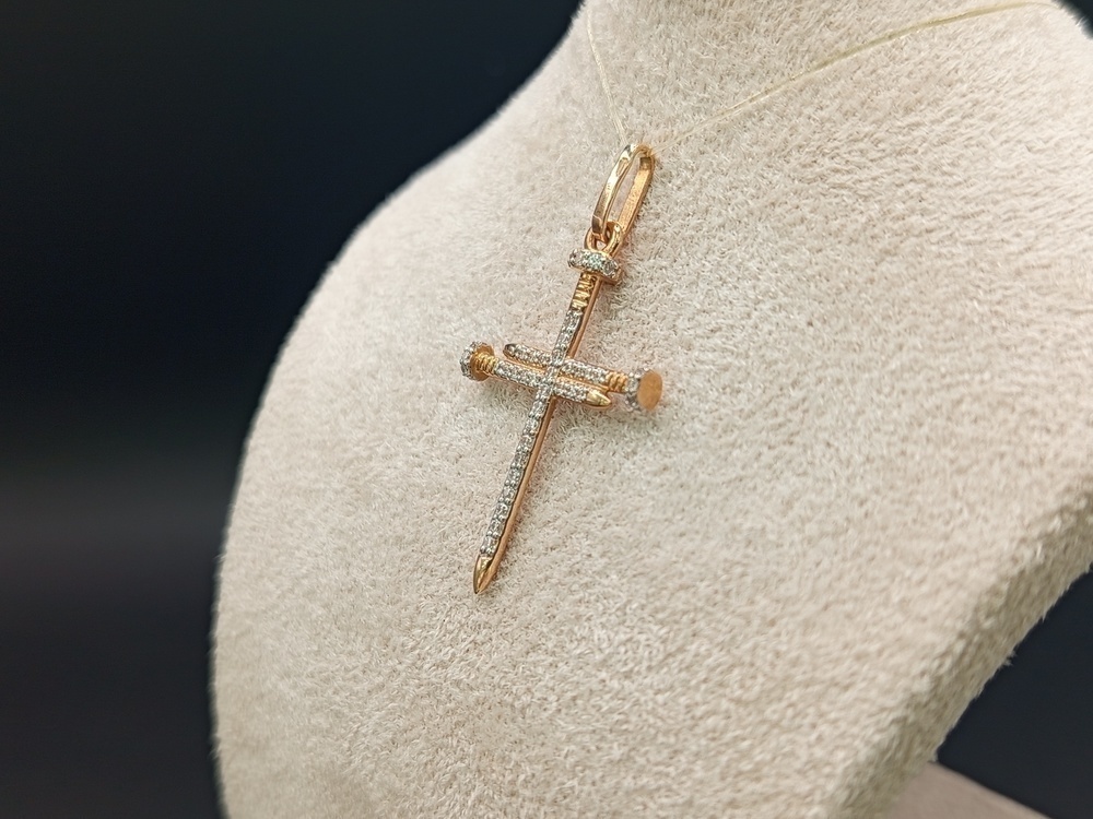 ПОДВЕСКА С КАМНЯМИ (Au 585)