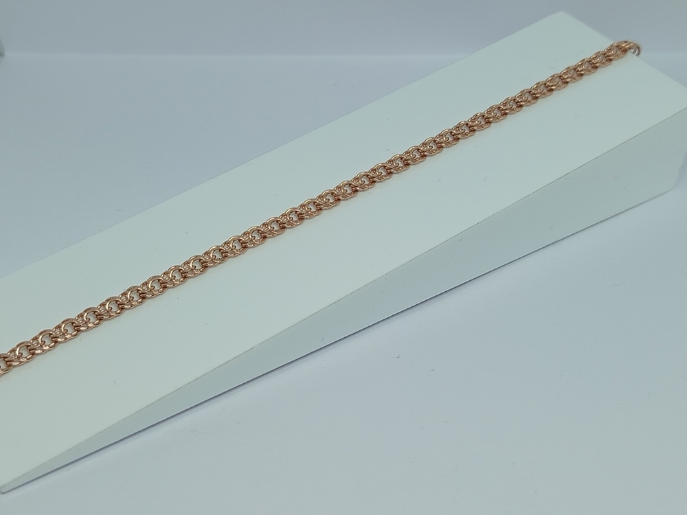 БЛБ585 БРАСЛЕТ ПОЛНОВЕСНЫЙ Бисмарк (Au 585)