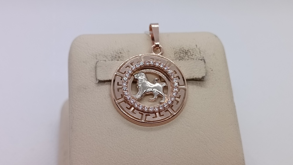 ПОДВЕСКА ЗНАК ЗОДИАКА ЛЕВ (Au 585)