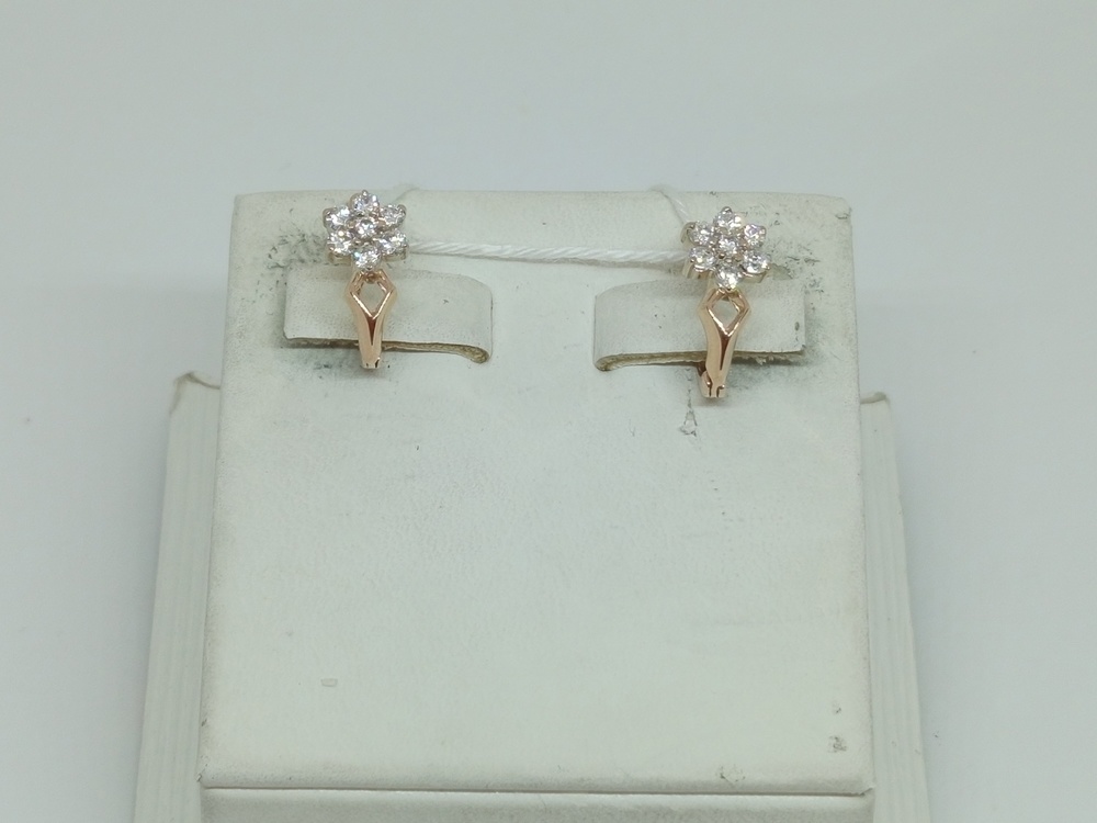 СЕРЬГИ С КАМНЯМИ (Au 585)