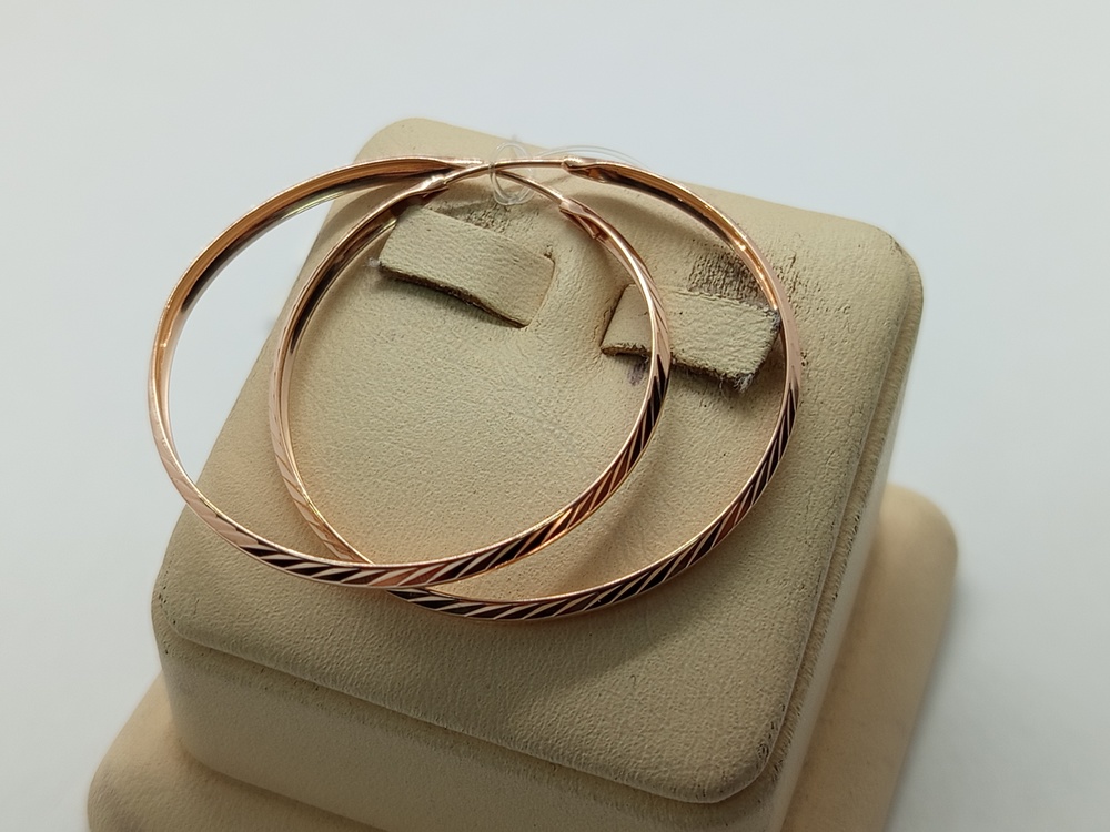 СЕРЬГИ КОНГО без камня (Au 585)