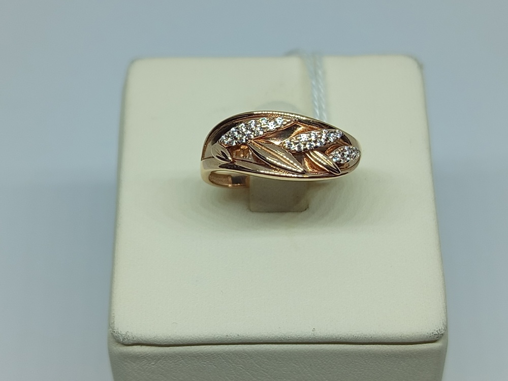 КОЛКМИ585 КОЛЬЦО С КАМНЯМИ (Au 585)