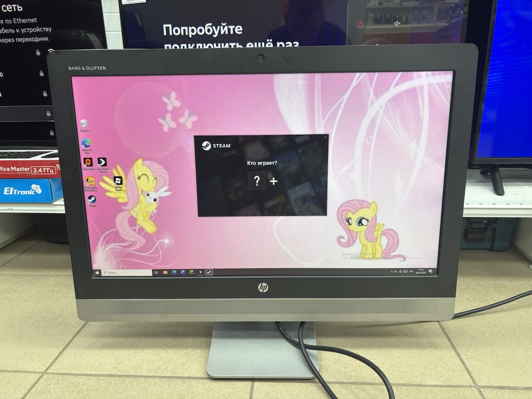 Моноблок HP; Core i3-6100, HD Graphics, 4 Gb, Нет, 500 Гб