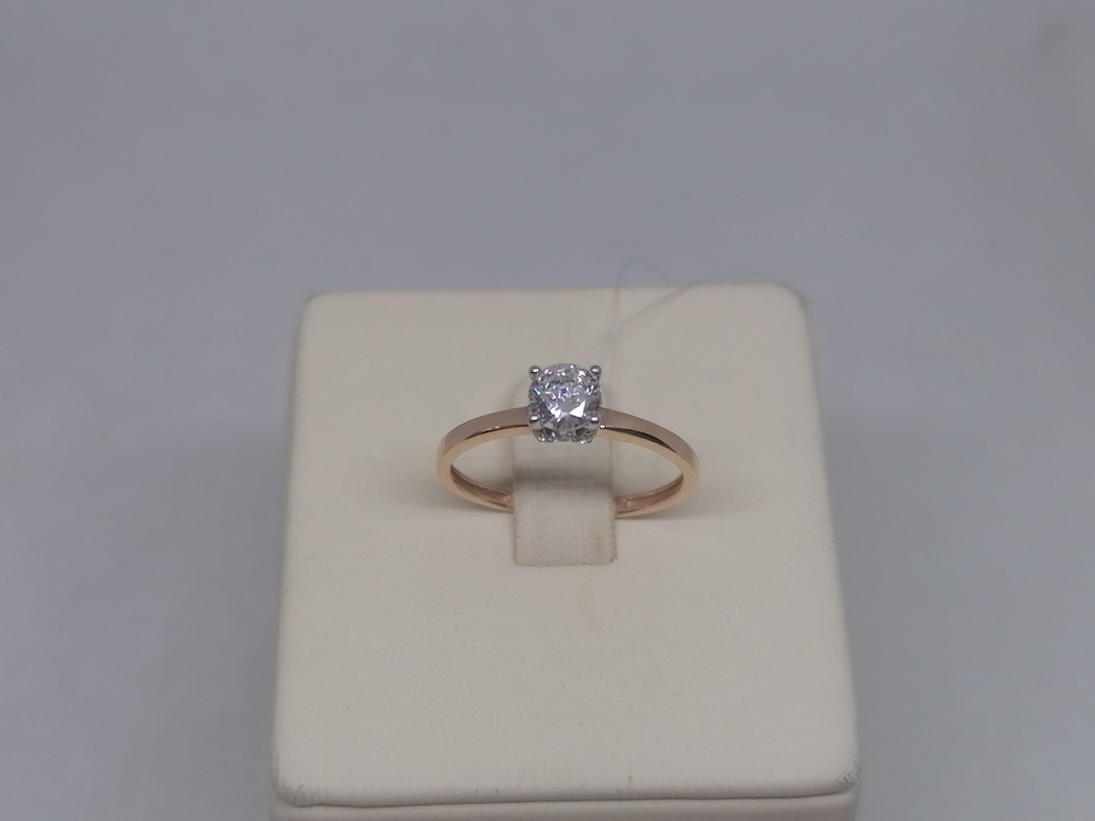 КОЛЬЦО С КАМНЯМИ (Au 585)