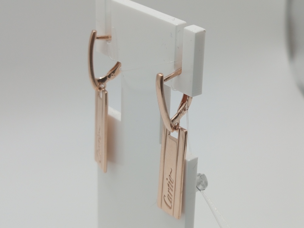 СЕРЬГИ БЕЗ КАМНЯ (Au 585)