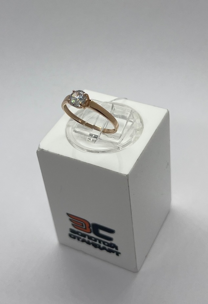 КОЛЬЦО С КАМНЕМ (Au 585)