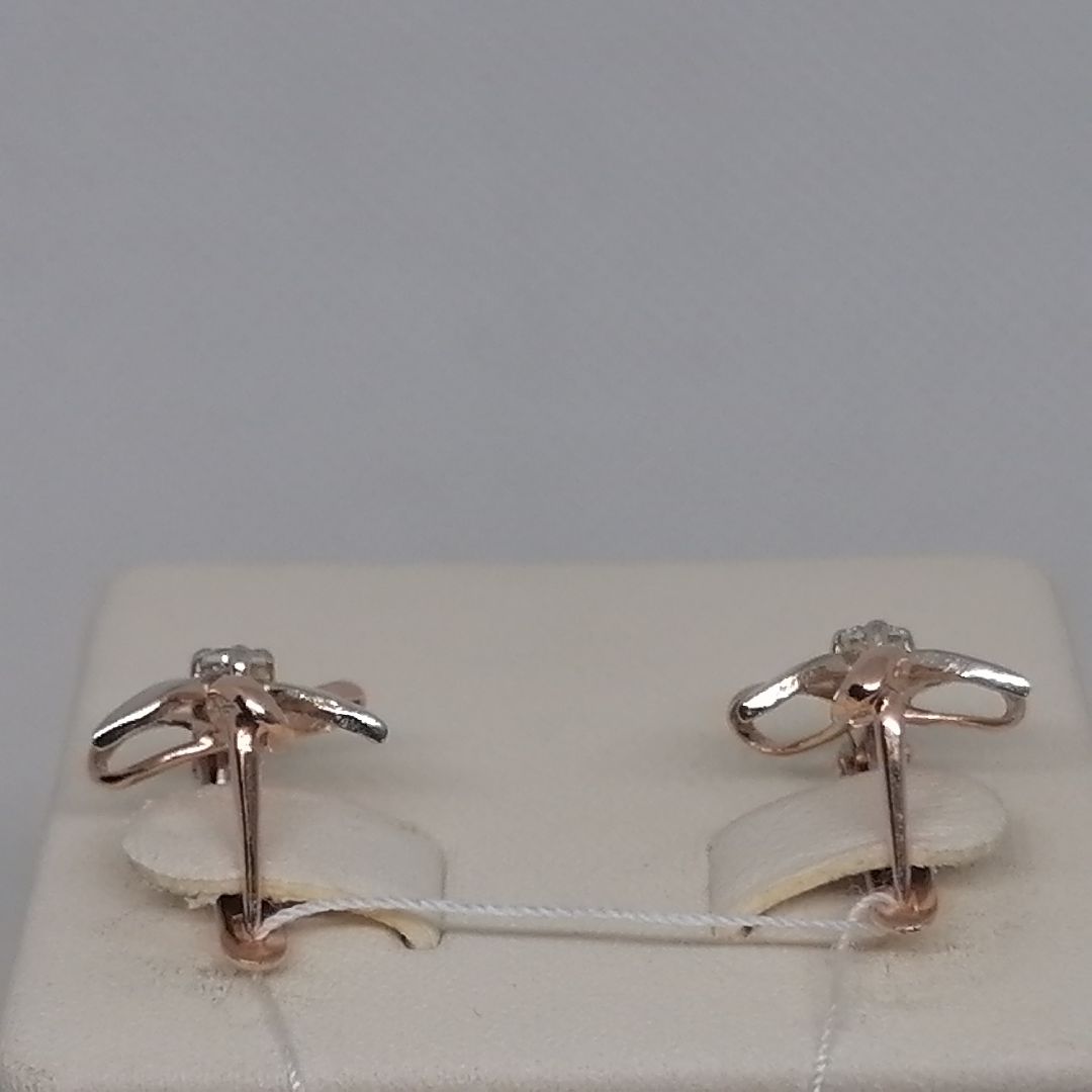 СЕРЬГИ С КАМНЕМ (Au 585)