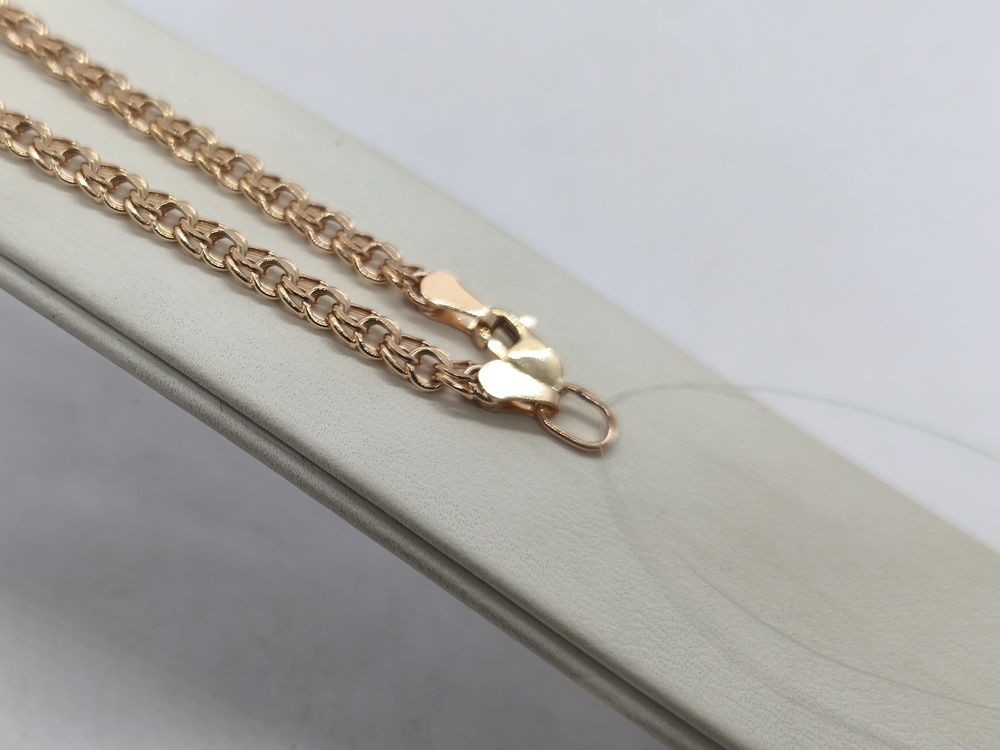 ЦЕПЬ ПУСТОТЕЛАЯ Бисмарк (Au 585)