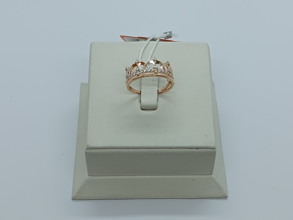 КОЛЬЦО С КАМНЯМИ (Au 585)