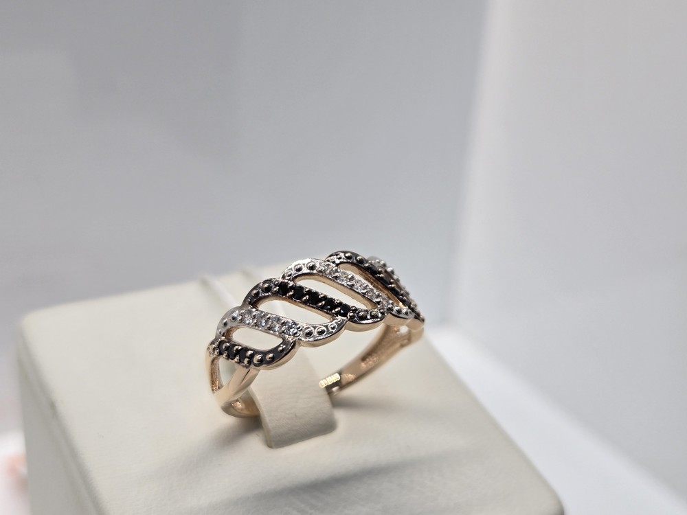 КОЛКМИ585 КОЛЬЦО С КАМНЯМИ (Au 585)