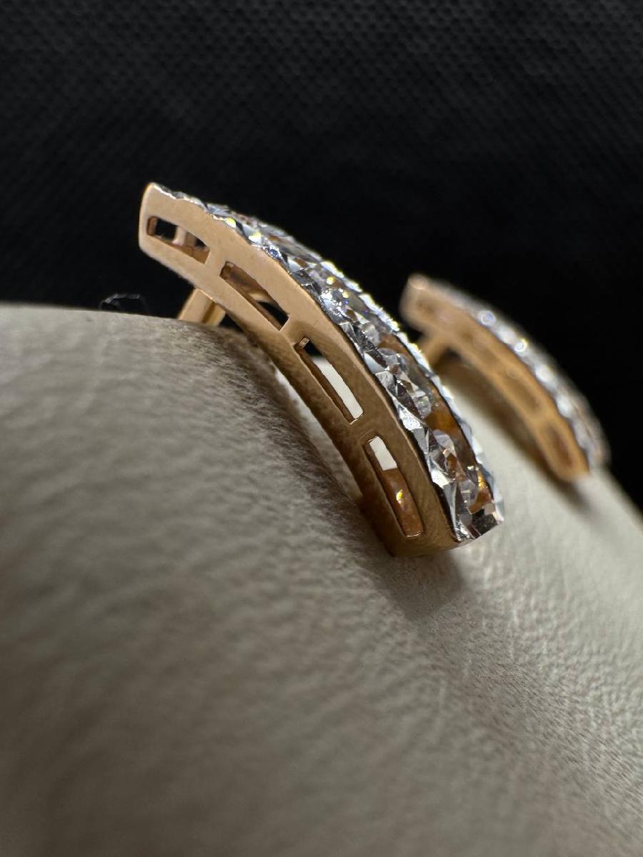 СЕРЬГИ С КАМНЯМИ (Au 585)