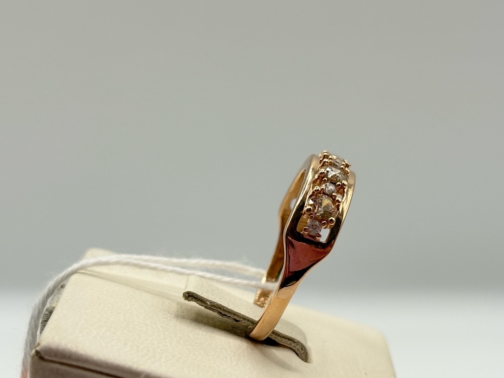 КОЛКМИ585 КОЛЬЦО С КАМНЯМИ (Au 585)