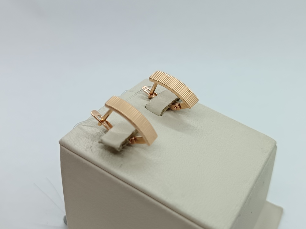 СЕРЬГИ БЕЗ КАМНЯ (Au 585)