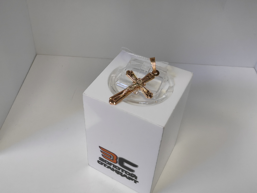 ПОДВЕСКА КРЕСТ (Au 585)