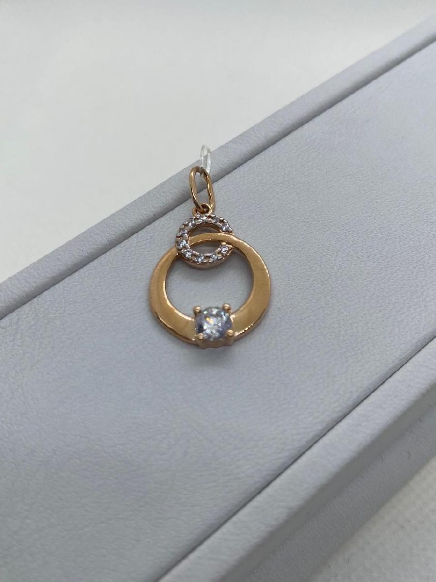 50138 ПОДВЕСКА С КАМНЯМИ (Au 585)