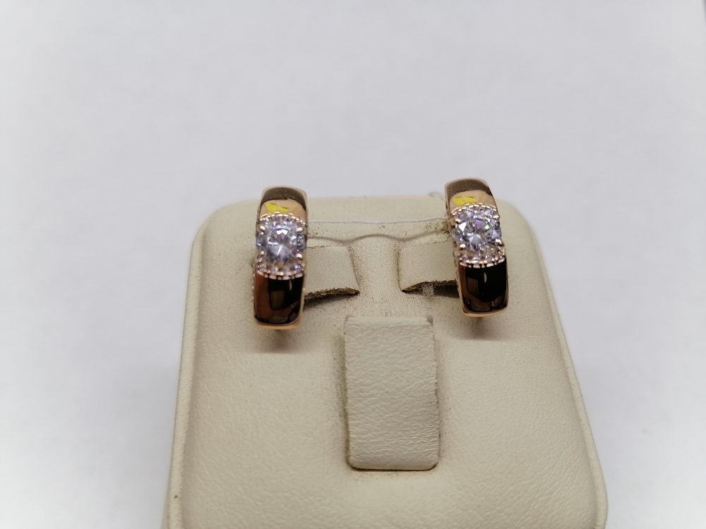 СЕРЬГИ С КАМНЯМИ (Au 585)