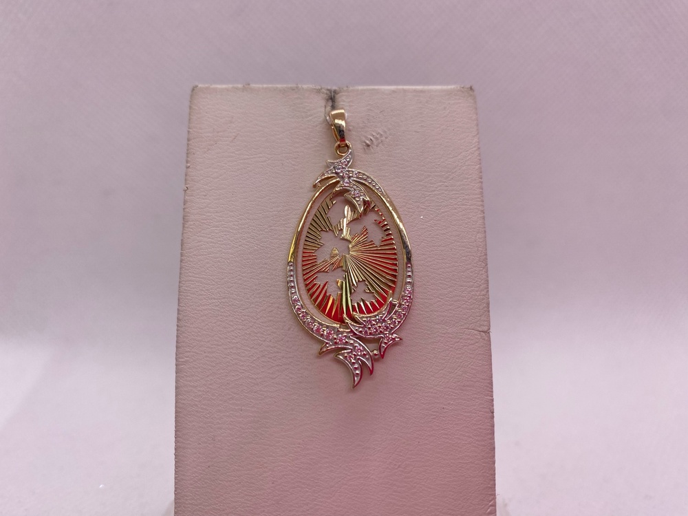 ПОДВЕСКА С КАМНЯМИ (Au 585)