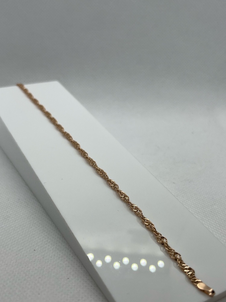 БРАСЛЕТ ПОЛНОВЕСНЫЙ Сингапур Au 585