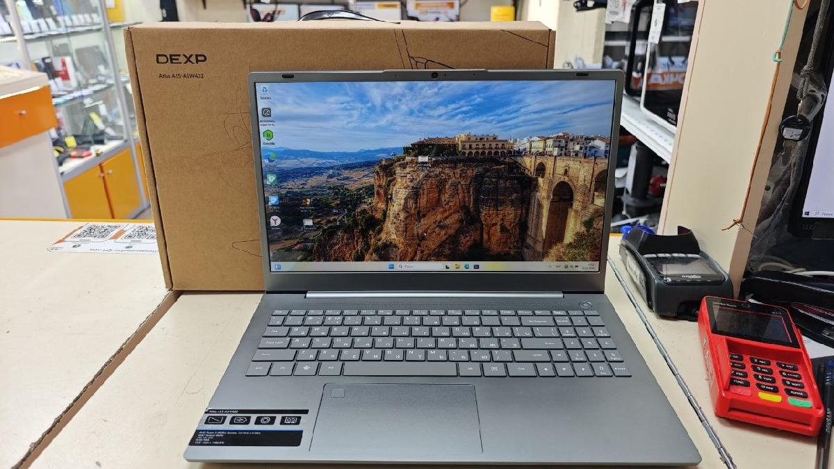 Ноутбук Dexp Atlas A15-A5W402; Ryzen 5 6600H, AMD Radeon (TM) Graphics, 8 Гб, 256 Гб, Нет