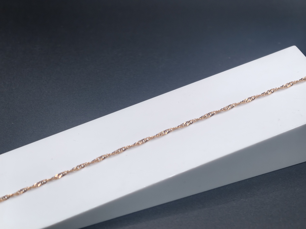 БРАСЛЕТ ПУСТОТЕЛЫЙ Сингапур Au 585