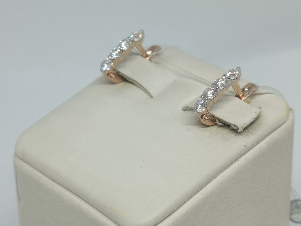 СЕРЬГИ С КАМНЯМИ (Au 585)