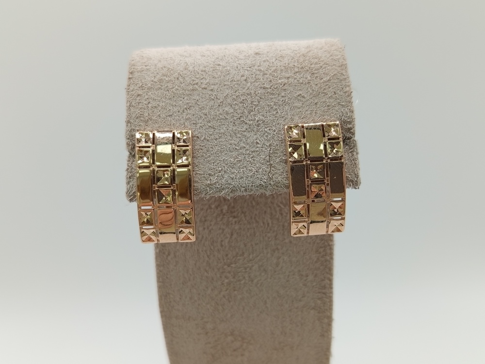 СЕРЬГИ БЕЗ КАМНЯ (Au 585)