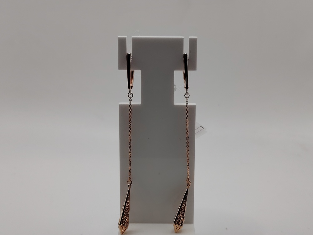 СЕРЬГИ БЕЗ КАМНЯ (Au 585)