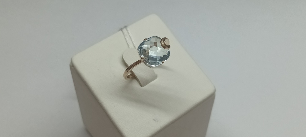 КОЛКМ585 КОЛЬЦО С КАМНЕМ (Au 585)