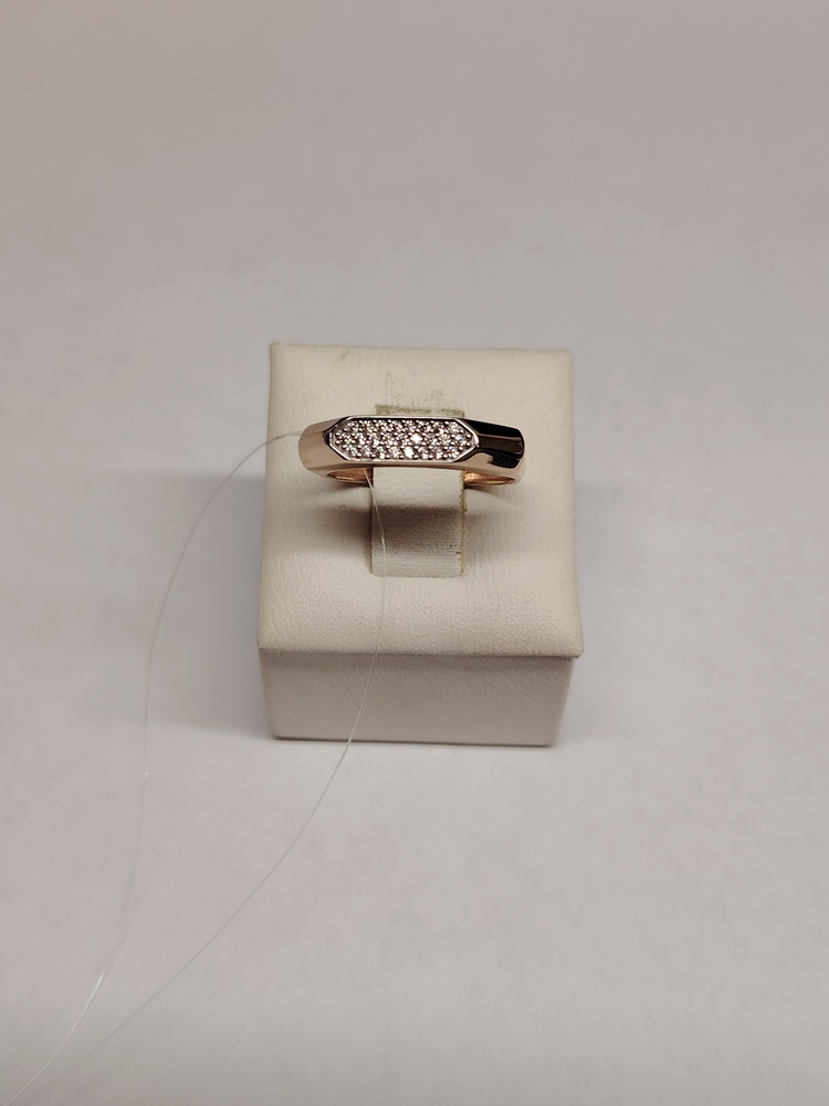 КОЛЬЦО С КАМНЯМИ (Au 585)