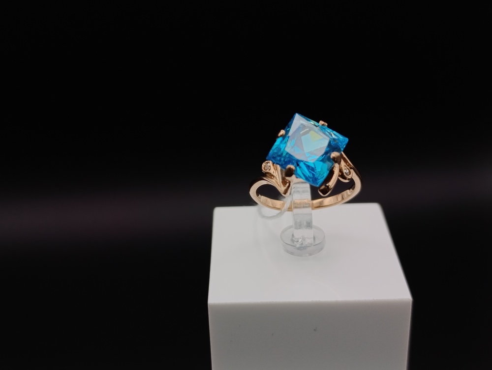 КОЛКМИ585 КОЛЬЦО С КАМНЯМИ (Au 585)