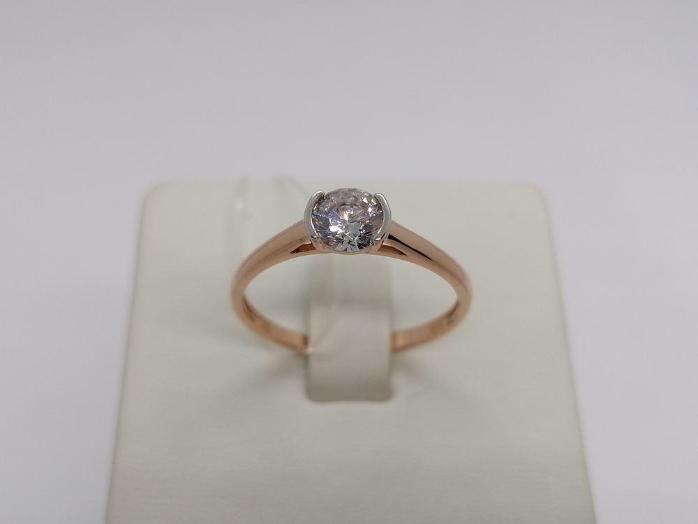 011511-1102 КОЛЬЦО С КАМНЕМ (Au 585)