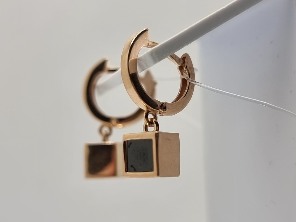 СЕРЬГИ С КАМНЕМ (Au 585)