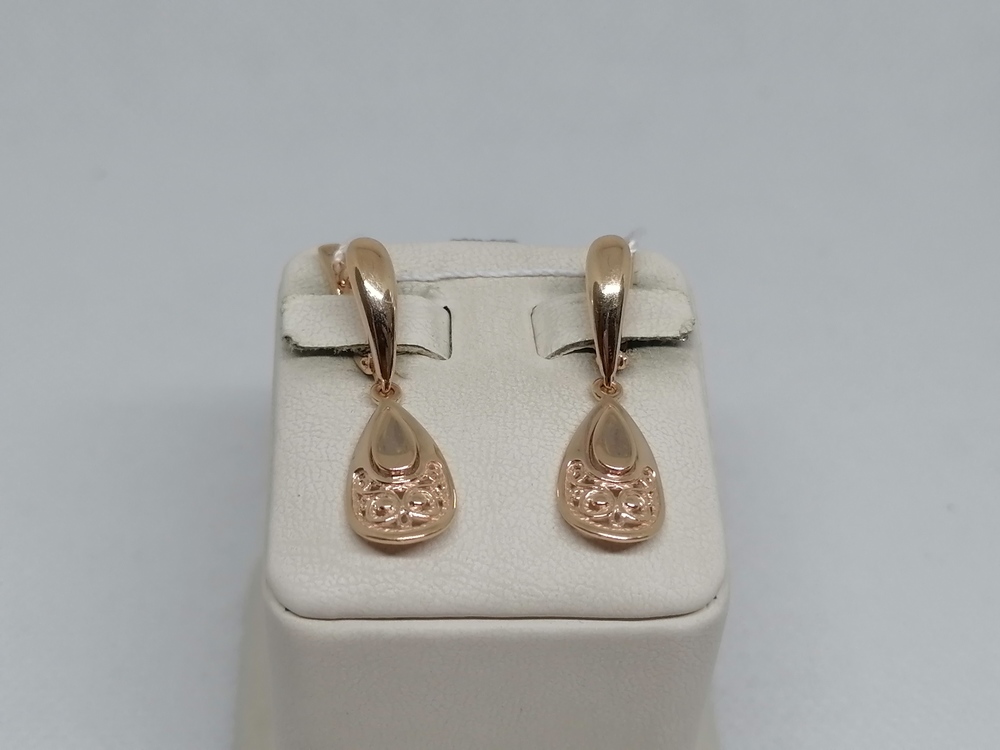 СЕРЬГИ БЕЗ КАМНЯ (Au 585)