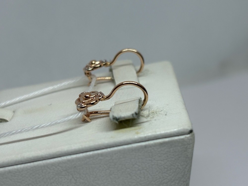 СЕРЬГИ С КАМНЯМИ (Au 585)