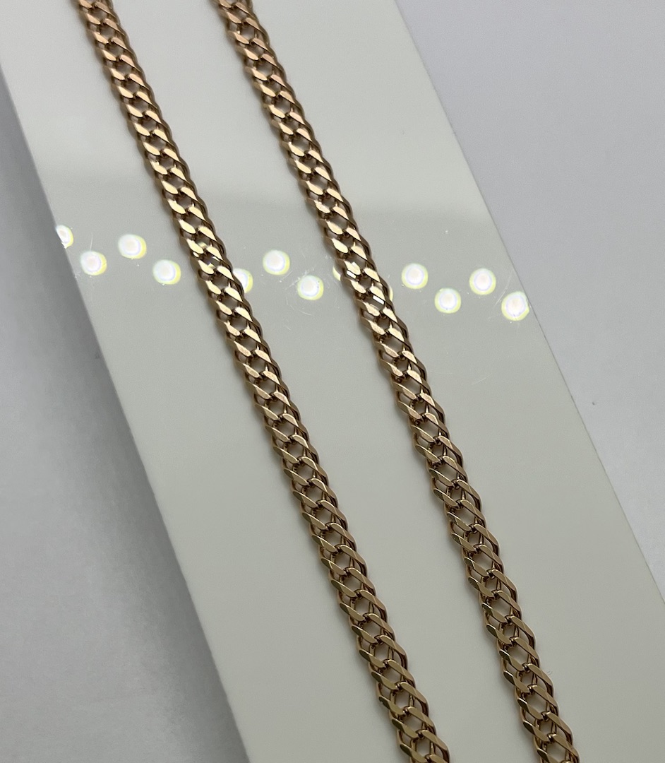 ЦЛР2585 ЦЕПЬ ПОЛНОВЕСНАЯ Ромб двойной (Au 585)