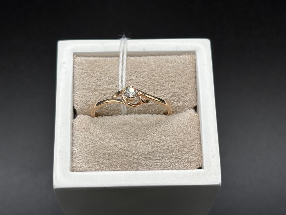 КОЛЬЦО БРИЛЛИАНТ Au 585