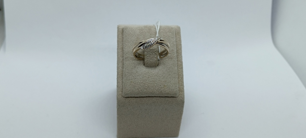 КОЛЬЦО БРИЛЛИАНТ Au 750